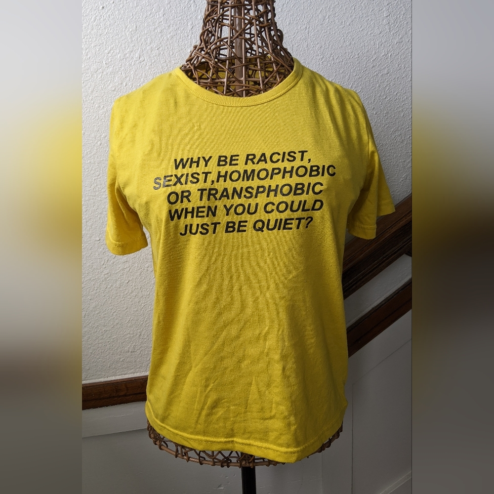 Social Justice Tee Yellow Small